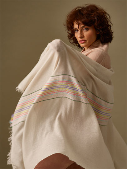 Shawl „Gipsy Center Stripes“