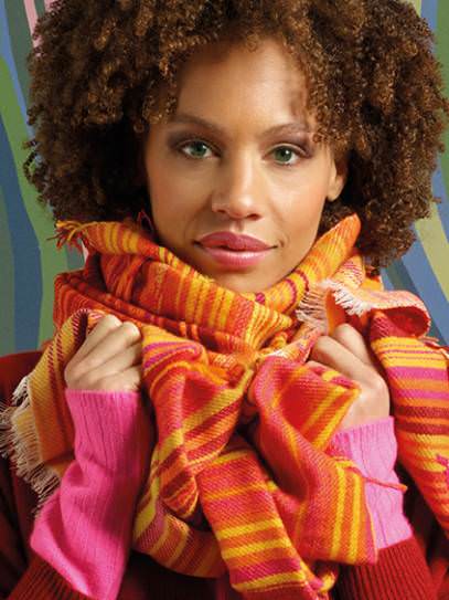 Plaid „Gipsy“ Orange