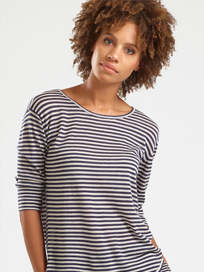 Sweater „Elisa Stripes“, Short „Mon Stripes“