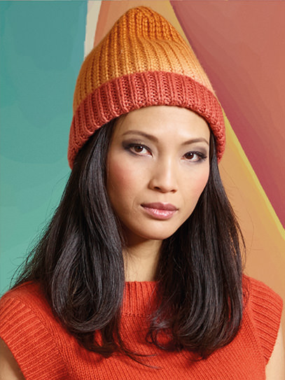Sweater „Amalia“, Hat „Patent“ Degradee