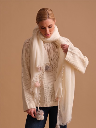 Sweater „Barbara“; Shawl „Ragged Border“
