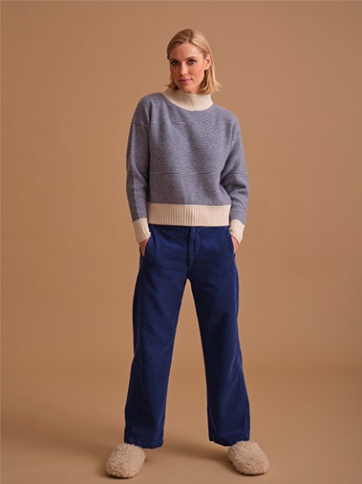 Sweater „Dori“ Turtleneck stripes