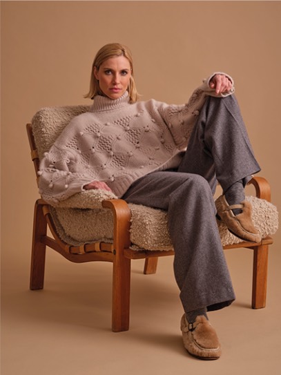 Sweater „Snowie“ Handknit