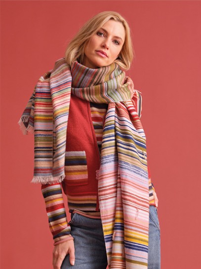  Vest „Solid Jacquard“ AW 25/26 Sweater „Nunu“ High roll neck Stripes AW 25/26;  Plaid Gipsy „Mood“