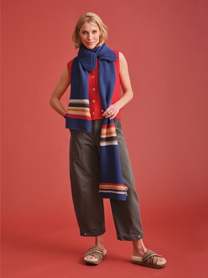 Vest „Baga“; Collarshawl „Chicago“