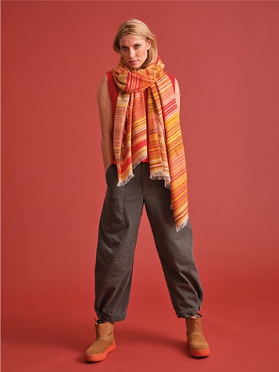 Vest „Baga“;Plaid „Gipsy“ Camel 