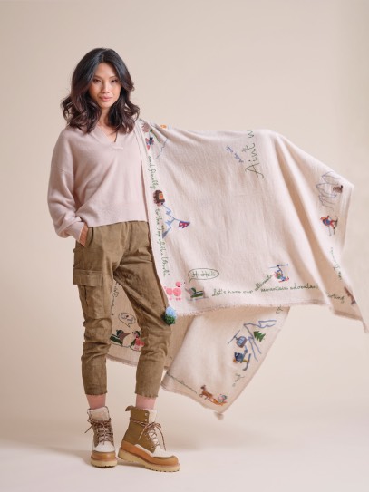 Sweater &bdquo;Vala&ldquo;;Plaid &bdquo;Holiday&ldquo; Mountain