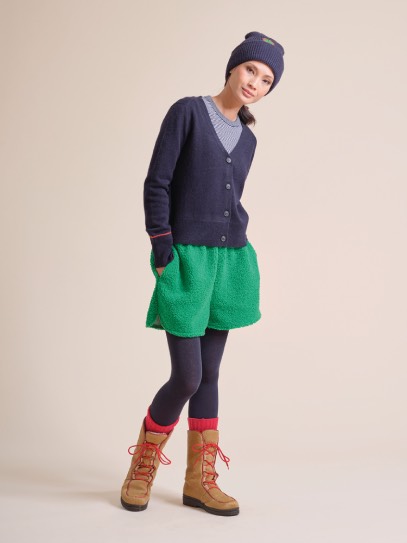 Cardigan &bdquo;Gwin Shamrock&ldquo; La Forestière;Sweater &bdquo;Vento&ldquo; Stripes;Hat &bdquo;Ali low&ldquo; Shamrock