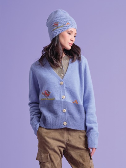 Cardigan &bdquo;Philippa Gondola&ldquo; La Forestière;Hat &bdquo;Pauli Gondola&ldquo; La Forestière