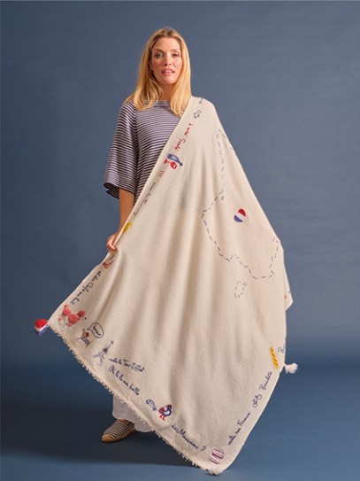 Sweater &bdquo;Arabella&ldquo; Stripes; Plaid &bdquo;Holiday&ldquo; France