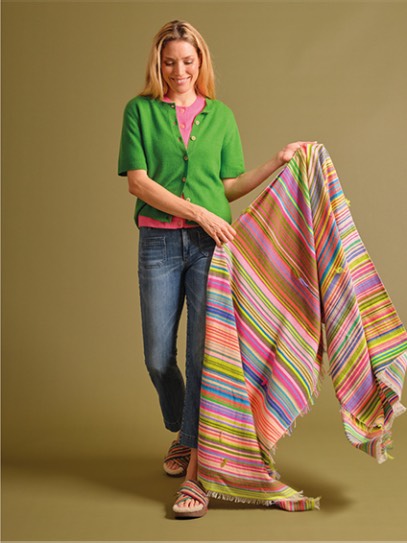 Cardigan &bdquo;Irish felted&ldquo; shortleeves;Plaid &bdquo;Gipsy Heavy&ldquo; Powerful