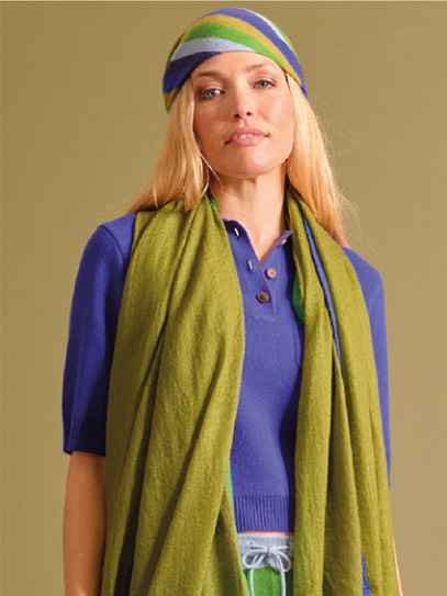 Sweater &bdquo;Twiggy&ldquo;;Shorty &bdquo;Mon&ldquo; Stripes Summer 26;Shawl &bdquo;Baby Square felted&ldquo; Stripes Summer 26