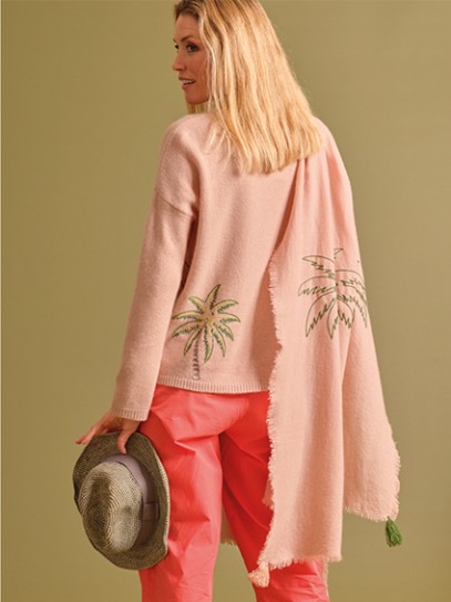 Sweater &bdquo;Emmi&ldquo; Orangutan;Shawl &bdquo;Orangutan&ldquo;